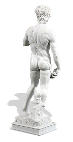 Italian Renaissance masterpiece David by Michelangelo Sculpture Replica